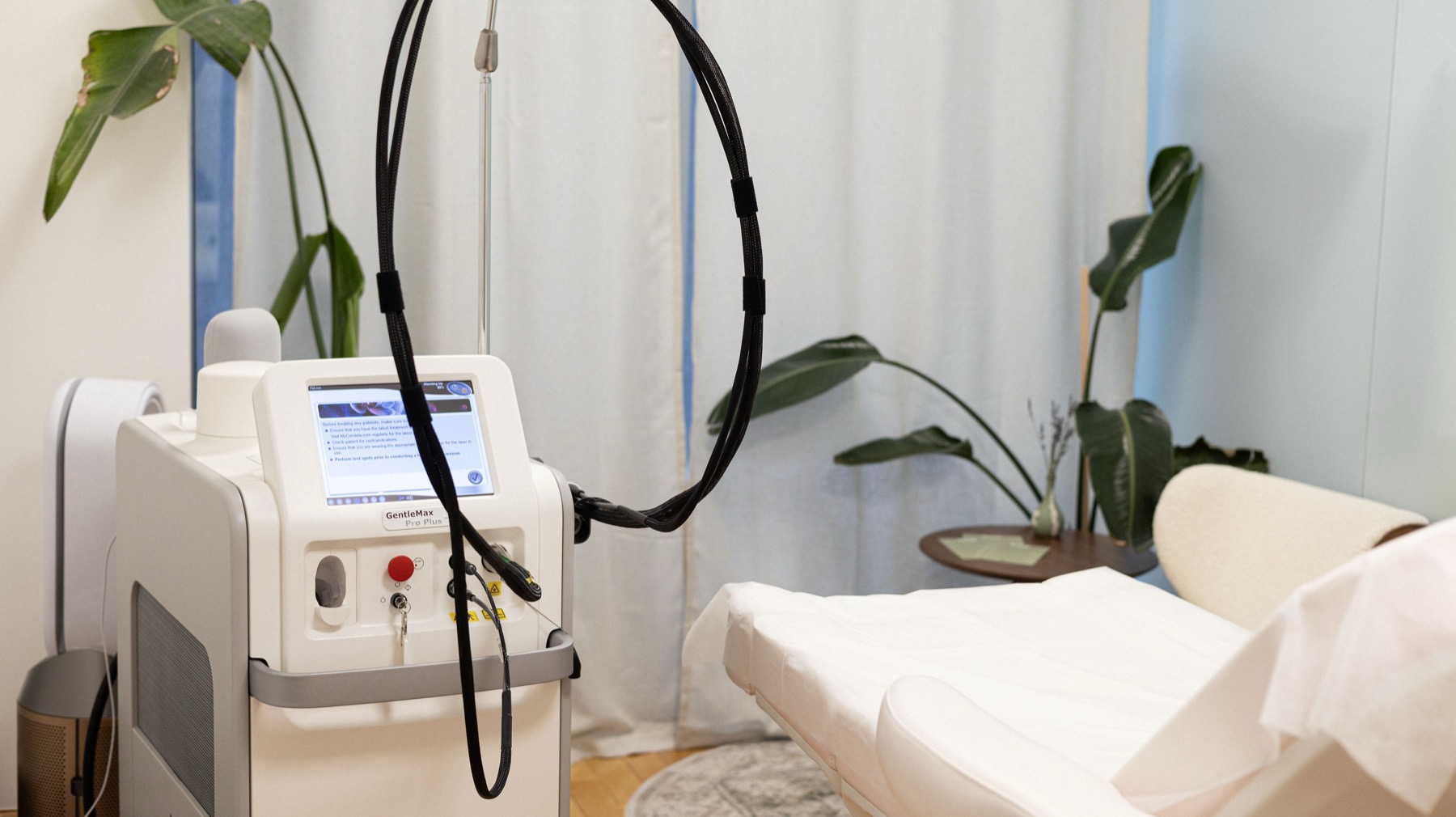 Candela GentleMax Pro Plus laser machine at Luma Skin NYC — safe for all skin tones